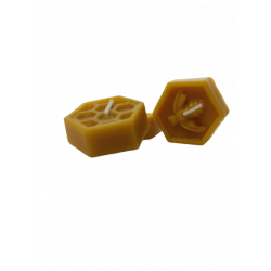 Bougie 100% cire bio de nos abeilles!!