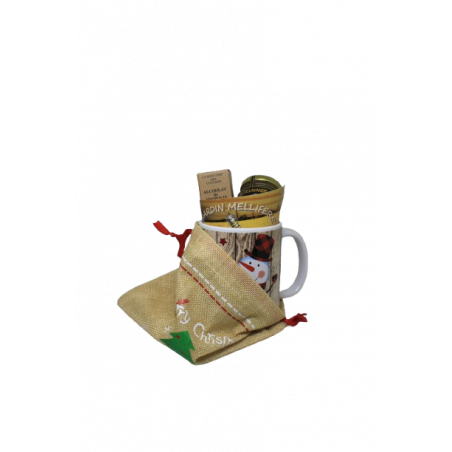 panier cadeau de la ruche hivernale