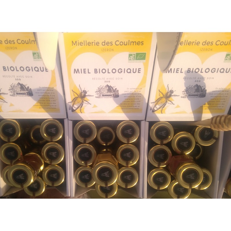 Miel - Mini pots miel bio 50G (box dégustations)